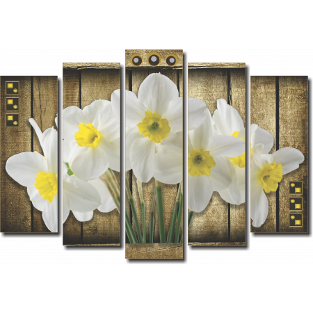 Модульная картина Spring Narcissus